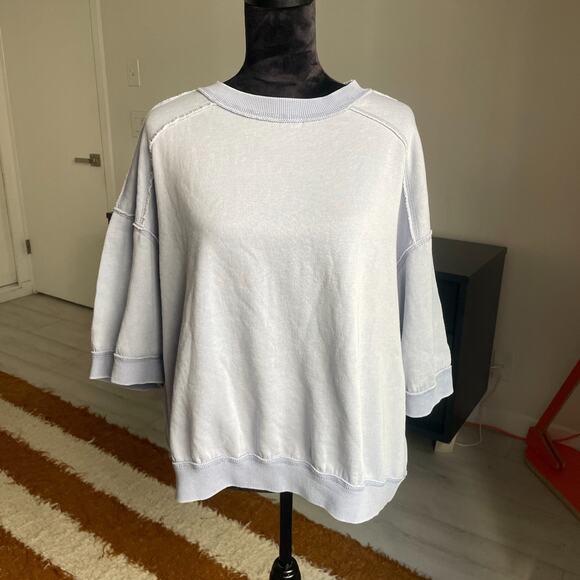 Free People We The Free Women's Small Everything Pullover Sweatshirt Oversized - Picture 1 of 11